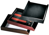 Chiefs Letter-Size Leather Document Tray