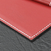 28 x 18 Red Leather Desk Pad